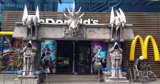 Độc đáo cửa hàng McDonald's phong cách World of Warcraft