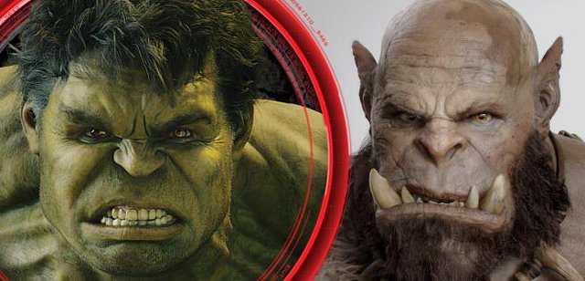 
Người khổng lồ xanh Hulk là nguồn cảm hứng xây dựng nên tộc Orc
