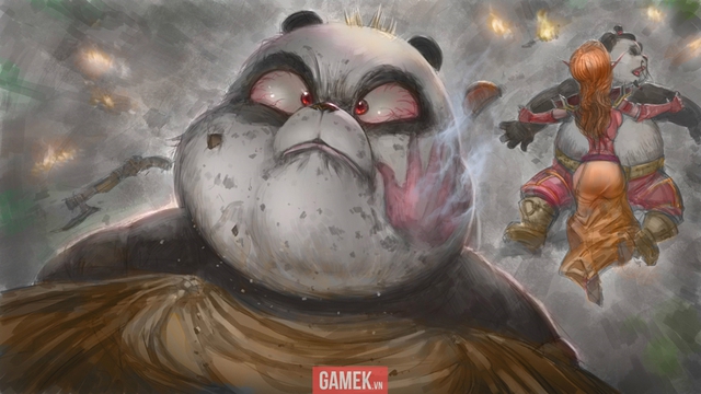 
Trong khi Panda con bị ăn một tát đỏ lừ
