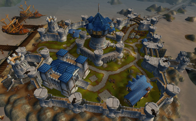 
Hình ảnh Theramore trong tựa game World of Warcraft
